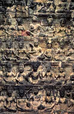 Terrace of the Lepper King, Angkor Thom, Cambodia, Jacek Piwowarczyk, 2000