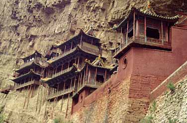 Hanging Monastery, Shanxi, China, Jacek Piwowarczyk, 1994-1997