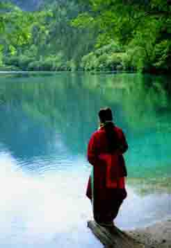 Panda Lake, Jiuzhaigo, China, Jacek Piwowarczyk, 1998