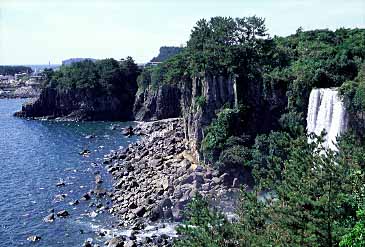 Chongbang Waterfall, Sogwip'o, Cheju Island, South Korea, 1999