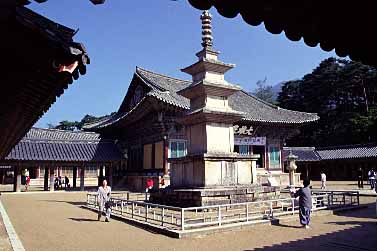 Kyongju, Pulguksa Temple, South Korea, Jacek Piwowarczyk, 1999