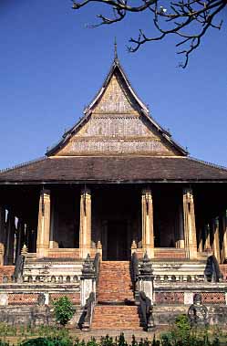 Vientiane, Wat Phra Kaew, Laos, Jacek Piwowarczyk, 2000