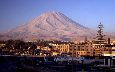 El Misti Volcano and the City of Arequipa, Peru