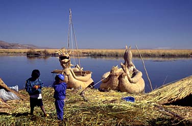 Uros Island, Lake Titicaca, Peru, Jacek Piwowarczyk, 1998