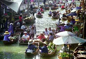 Damnoen Sandual Floating Market, Thailand, Jacek Piwowarczyk, 1995