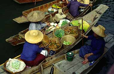 Damnoen Sandual Floating Market, Thailand, Jacek Piwowarczyk, 1995