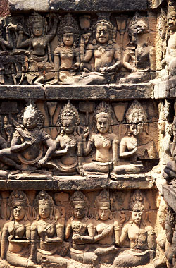 Terrace of the Lepper King, Angkor Thom, Cambodia, Jacek Piwowarczyk, 2000