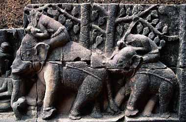 Terrace of the Lepper King, Angkor Thom, Cambodia, Jacek Piwowarczyk, 2000