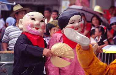 Bun Festival, Cheung Chau Island, Hong Kong, Jacek Piwowarczyk 1999