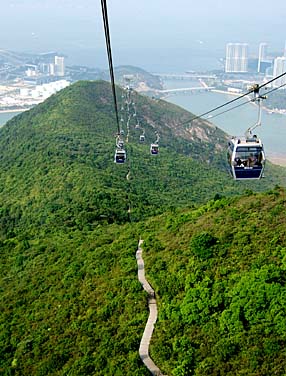 Tung Chung - Ngong Ping Cable Car, Lantau Island, Hong Kong, China, Jacek Piwowarczyk 2007